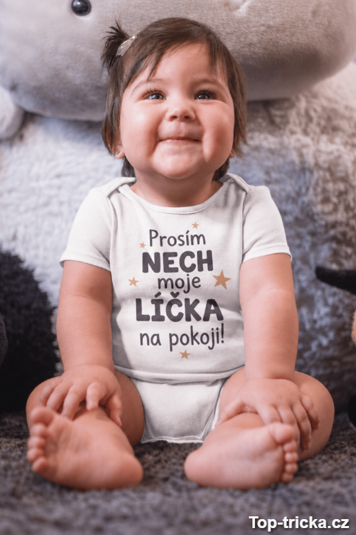 Vtipné dětské body nech líčka na pokoji