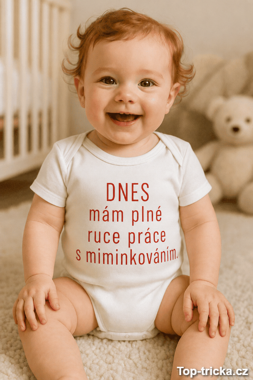 Vtipné dětské body plné práce s miminkováním
