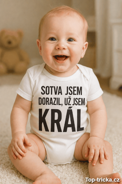 Vtipné dětské body sotva dorazil už král
