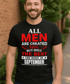 Vtipné tričko All men are created equal