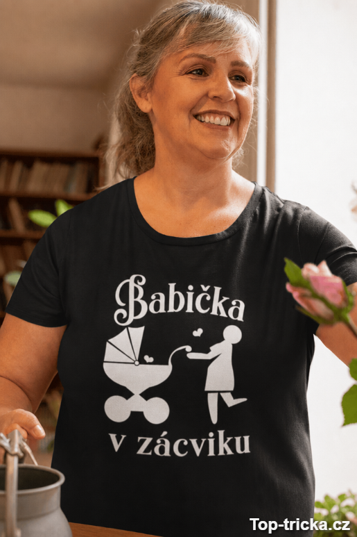 Vtipné tričko babička v zácviku