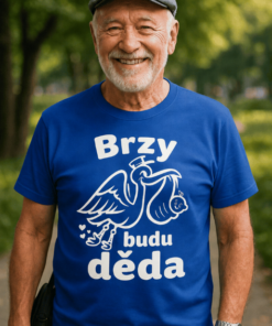 Vtipné tričko brzy budu děda
