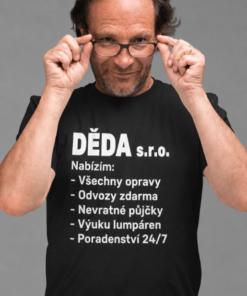 Vtipné tričko děda s.r.o.