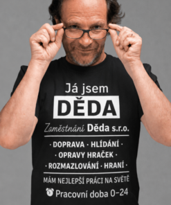 Vtipné tričko já jsem děda