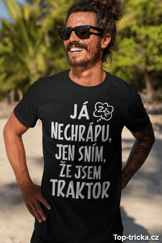 Vtipné tričko já nechrápu jen sním