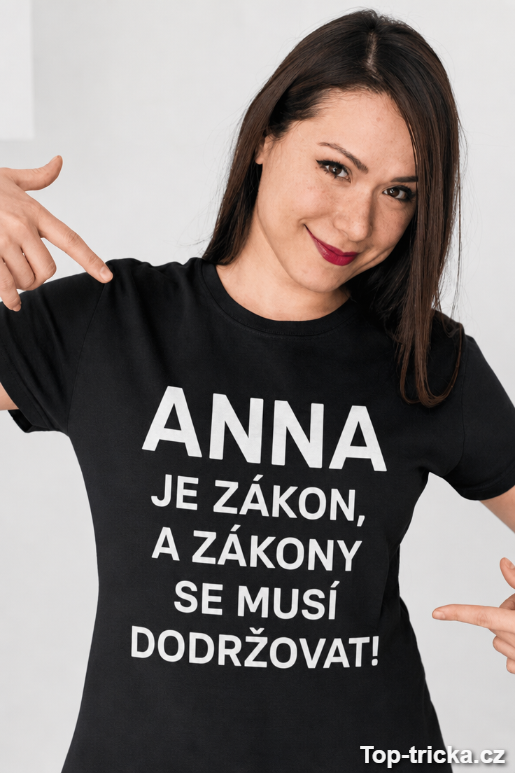 Vtipné tričko je zákon s vlastním jménem