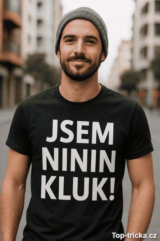 Vtipné tričko jsem kluk s vlastním jménem