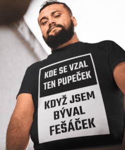 Vtipné tričko kde se vzal pupeček