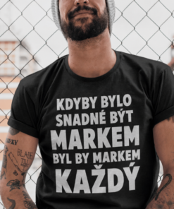 Vtipné tričko kdyby bylo snadné s vlastním jménem