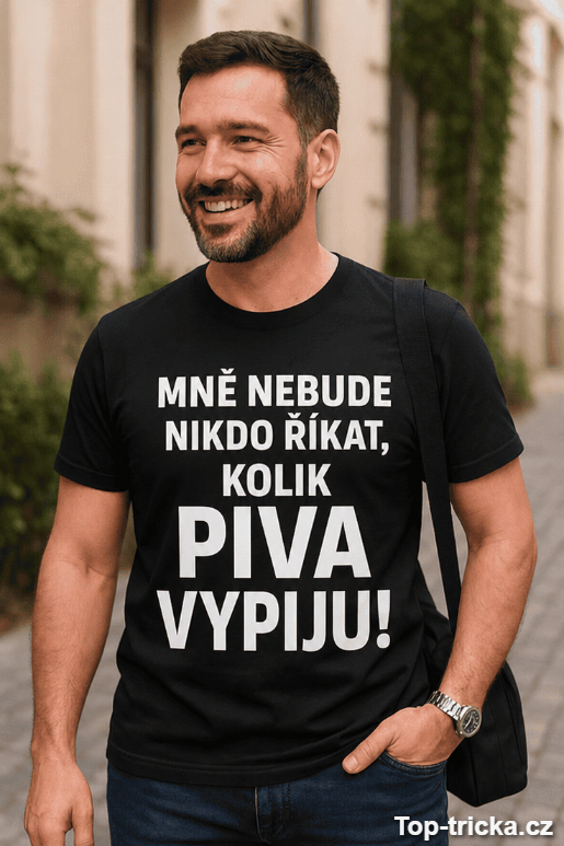Vtipné tričko kolik piva vypiju