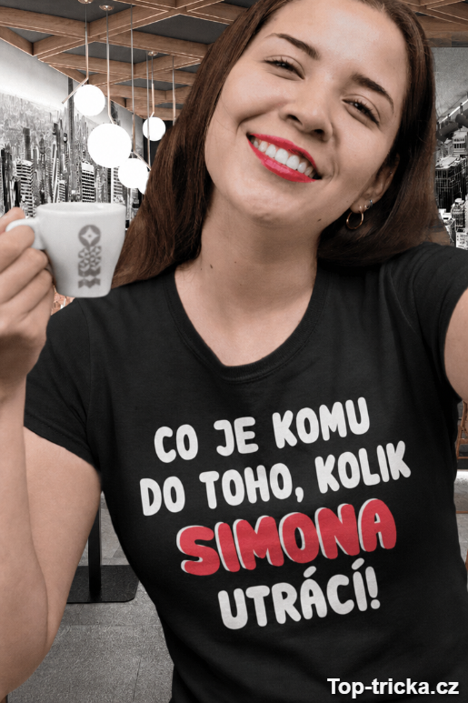 Vtipné tričko kolik utrácí s vlastním jménem