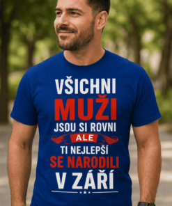 Vtipné tričko muži jsou si rovni s měsícem