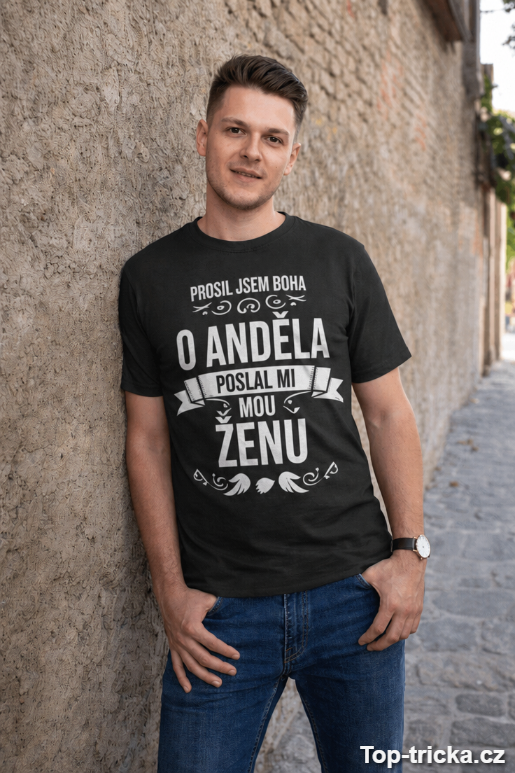 Vtipné tričko poslal mi anděla
