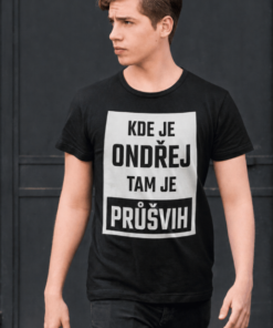 Vtipné tričko průšvih s vlastním jménem