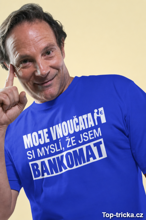 Vtipné tričko vnoučata a bankomat