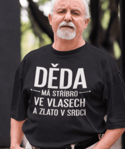 Vtipné tričko zlatý děda