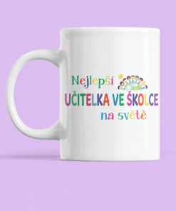 Vtipný hrnek nejlepší učitelka ve školce