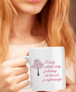 Vtipný hrnek příběh lásky
