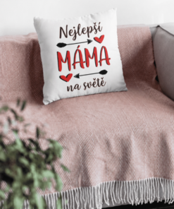 Vtipný polštář nejlepší máma na světě